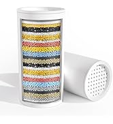 SR SUN RISE Shower Head Filter-Filtered shower head Replacement Cartridges, Reduces Chlorine & Ch...