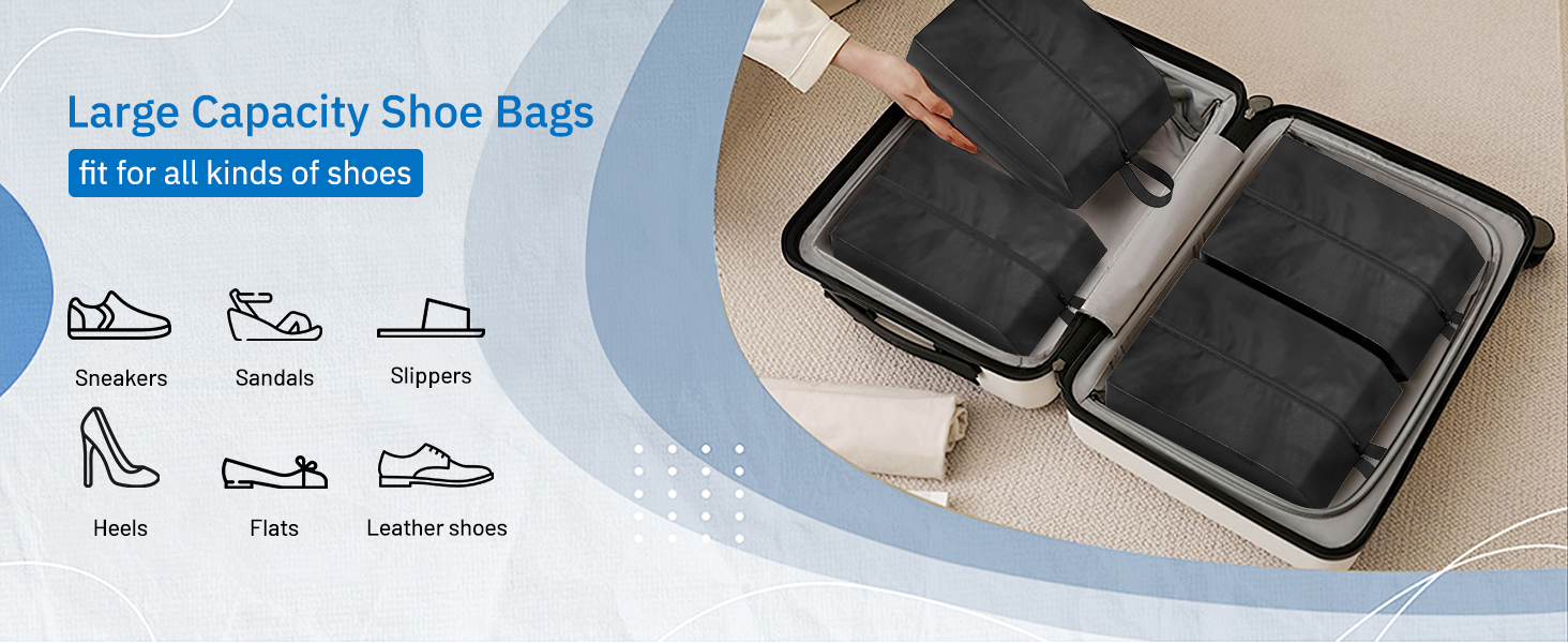 travel shoe bags for packing