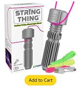 Funwares String Thing - Glowing String Toy with Built-in Blacklight for Stunning Visual Effects -...