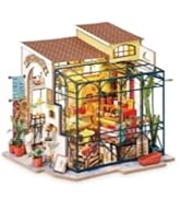 Rolife DIY Miniature Garden House Kit -Emily's Flower Shop (Advanced Level) | Tiny House for Adul...