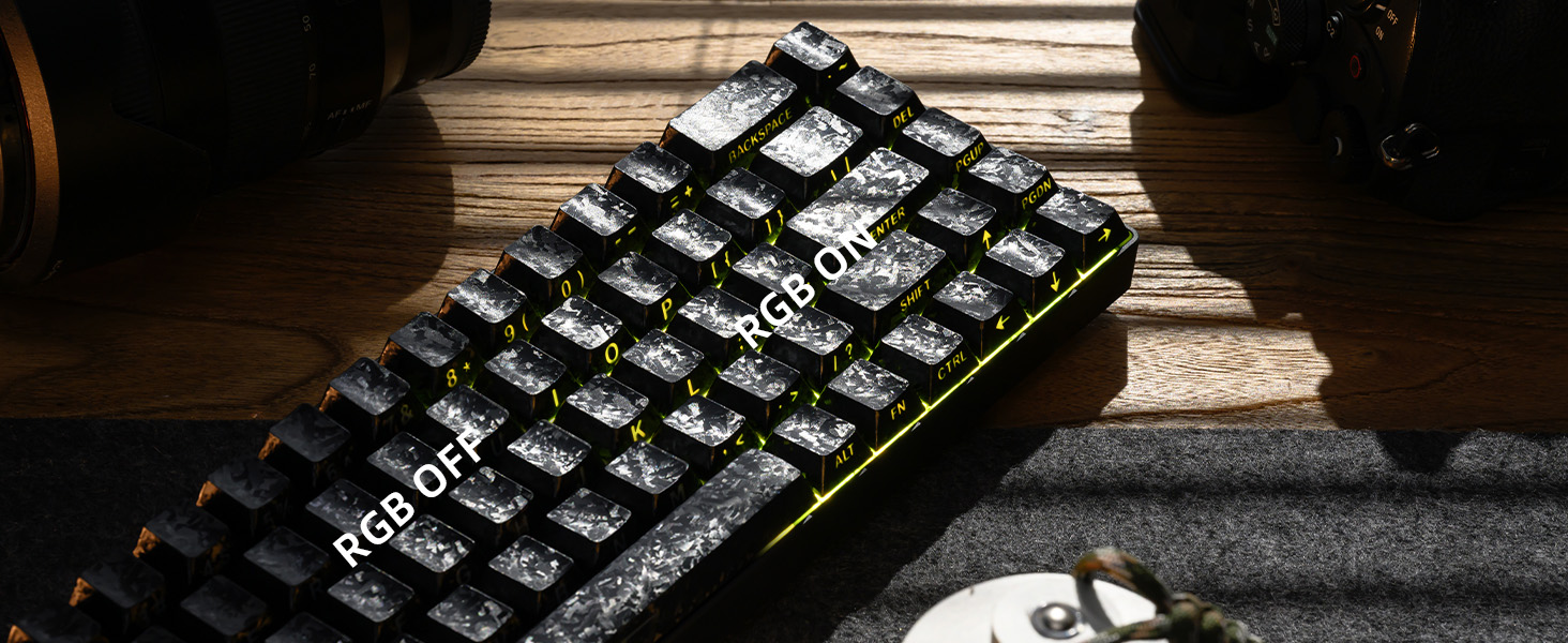 shine through keycaps