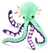 Fuufome Large Squeaky Dog Toys- Plush Dog Toys with Soft Fabric for Small, Medium, and Large Dogs...