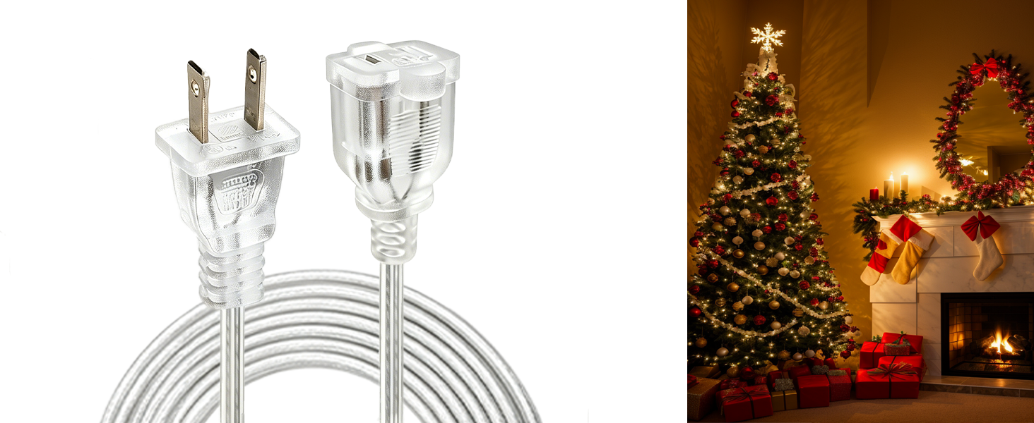 Clear Extension Cord