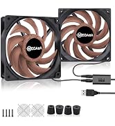 MEGAttA 120mm High Speed 2500 RPM Low Noise External Cooling Fan,for Receiver,Raspberry, PlayStat...
