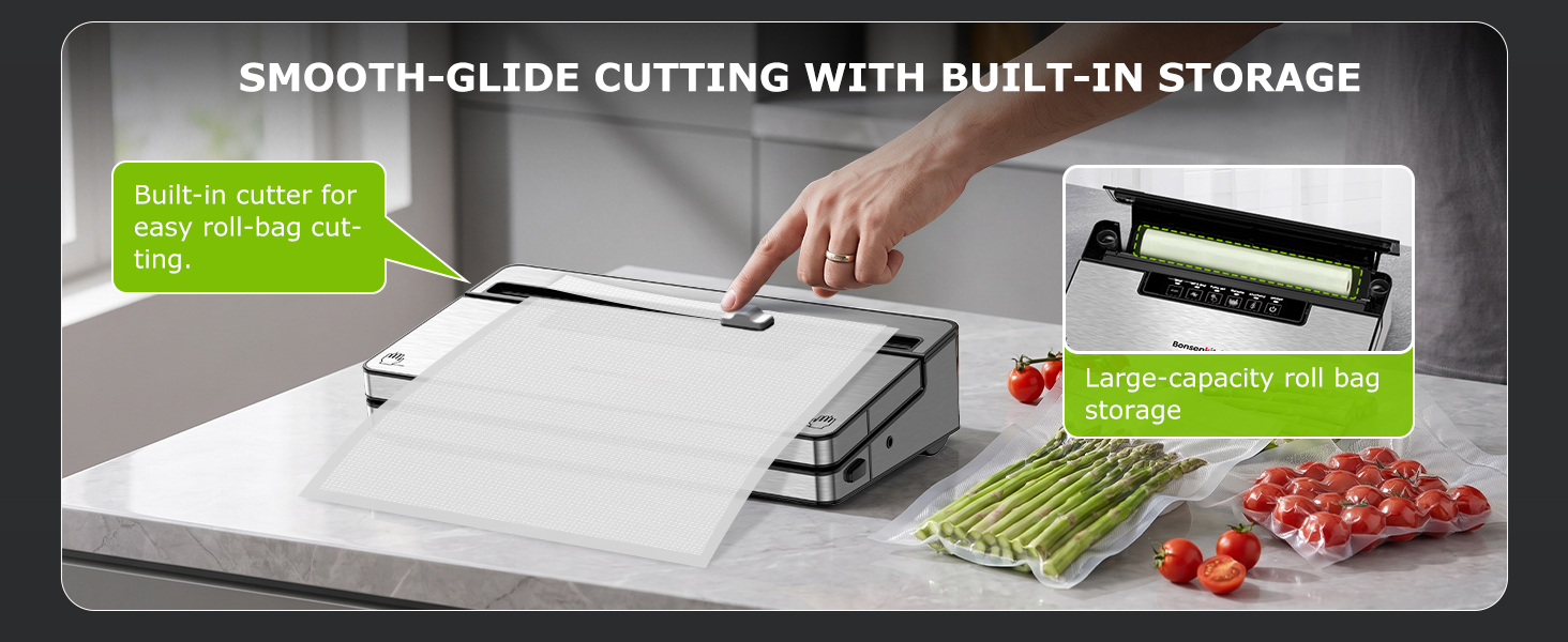 Bonsenkitchen Vacuum Sealer Machine