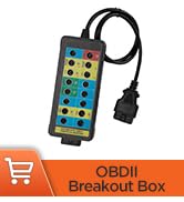 OBD2 Breakout Box with LED Light OBD2 16Pin Breakout Box OBD2 Protocol