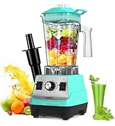 OMMO Blender 1800W, Professional High Speed Countertop Blender with Durable Stainless Steel Blade...