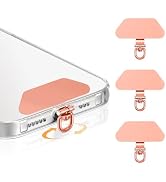 COCASES Phone Tether Tab, Phone Lanyard Tab Universal Phone Lanyard Patch, Metal Stainless Steel ...