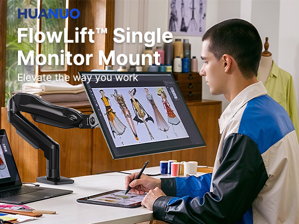 single monitor mount