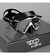 Adult Pano 3 Panoramic Scuba Diving Mask, Tempered Glass Snorkeling Dive Mask, Premium Swim Goggl...