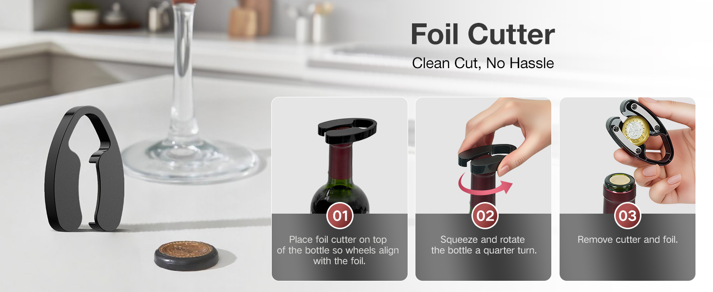 Foil Cutter Clean Cut, No Hassle