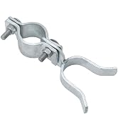VIVIDA Chain Link Gate Latch 1-3/8" x 1-3/8", Chain Link Fence Gate Fork Latch, Galvanized Farm F...