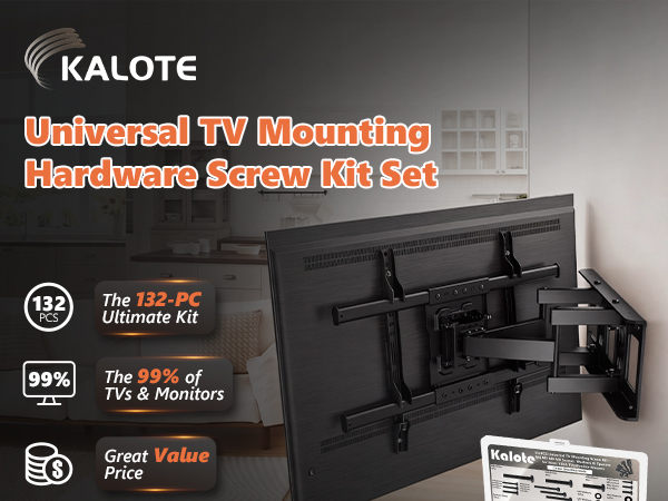 TV Mounting Hardware TV Mount Screws Kit