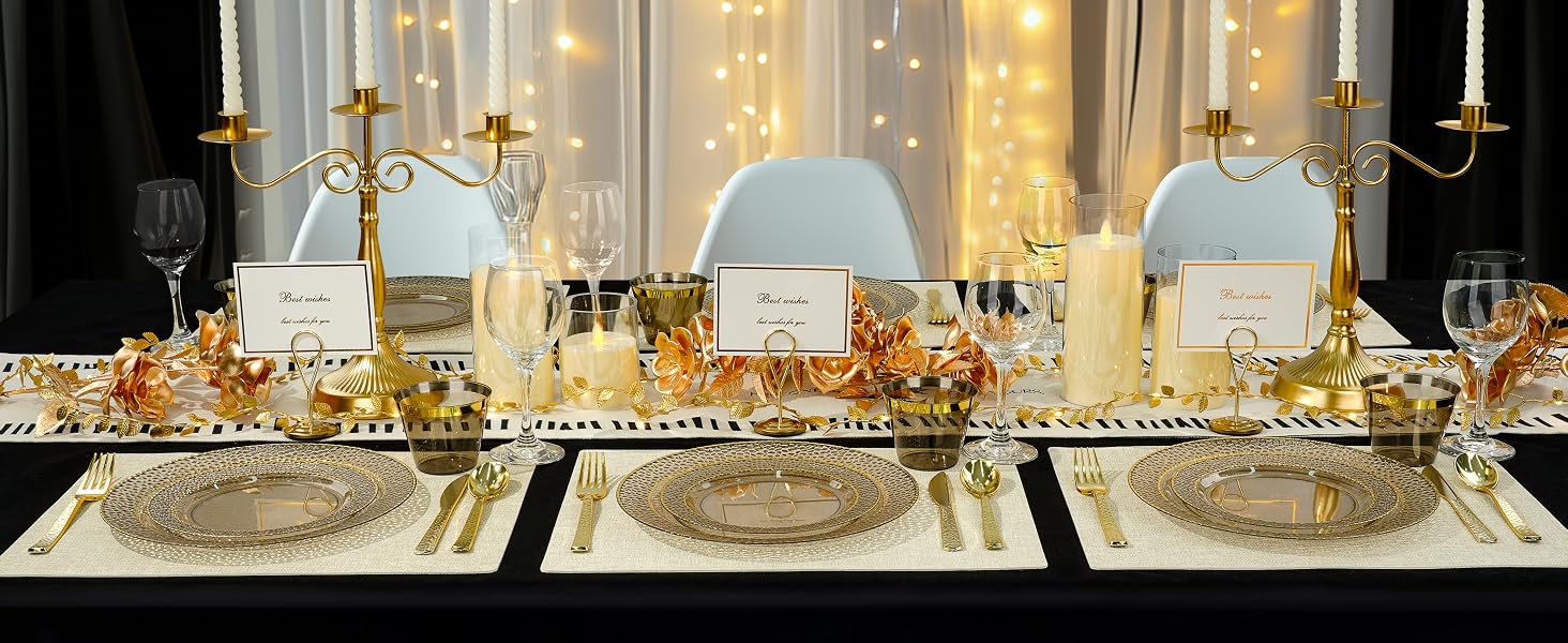 black plates and napkins party supplies