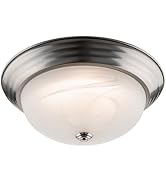 East Grove Home Builder Essential Collection LED 20W 15in 1,900 Lumens Round Flush Mount Ceiling ...