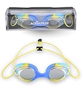 AQUAFARI Kids Swim Goggles Ages 4–12 Years