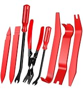 Zecirl 8 Pcs Auto Trim Removal Tool Kit with Non-Scratch Plastic Pry Tool and Fastener Clip Plier...