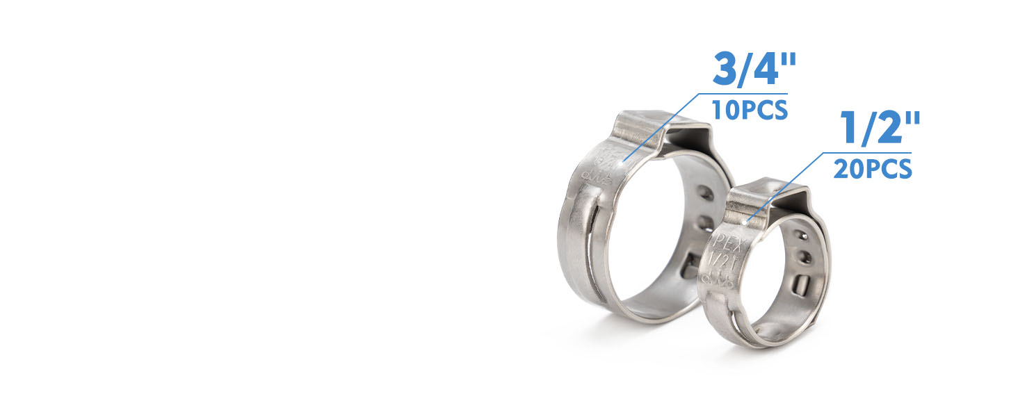 pex clamp tool kit pex crimping tool kit pex crimper pex clamp ring pex tubing cutter oetiker