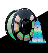 iBOSS Rapid PLA+ Filament 1.75mm Luminous Rainbow, PLA Plus Glow in The Dark 3D Printer Filament ...