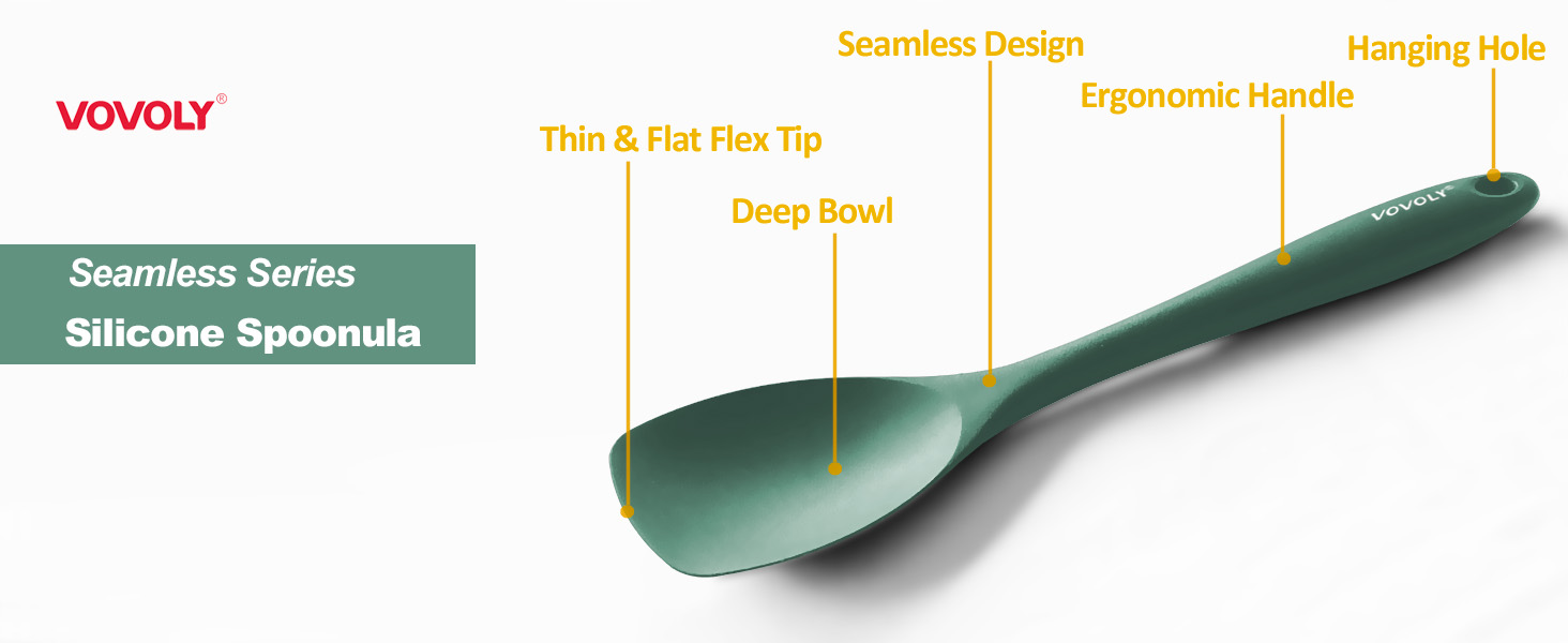 seamless green spatula