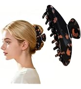 LAYONGMOLI French Hair Claw Clips for Women Grils,4 Inch Strong Hold No Slip Grip Accessories Ace...