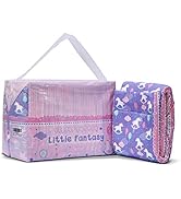 Littleforbig Printed Adult Brief Diapers 10 Pieces - Little Fantasy (Medium 28"-38")