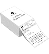 Phomemo Genuine 4X6 FanFold Thermal Shipping Label 500 Labels per Stack | Genuine Fanfold Labels,...