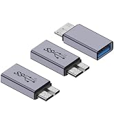 IYUANEPRO 10Gbps Micro B Male to USB-A Female Adaptr, USB 3.0 Micro B Converter, Data Transfer up...