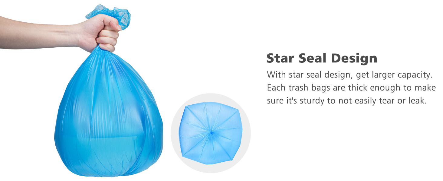 Star seal design: better protection against leakage and tearing.