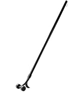 horwia Wheeled Gap Weeding Tool with Adjustable 40in Handle, No Bending,Allowing for Effortless c...