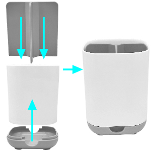 bathroom toothbrush holder