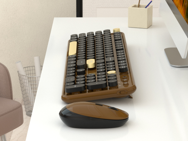 colorful keyboard and mouse wireless