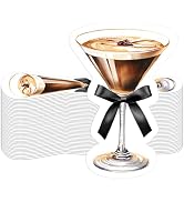 60Pcs Espresso Martini Paper Napkins, Beverage Napkins Birthday Decorations Disposable Cocktail N...