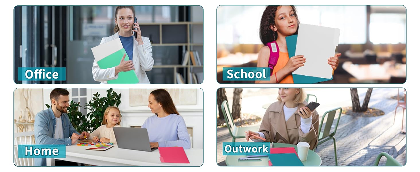 Colored File Folders