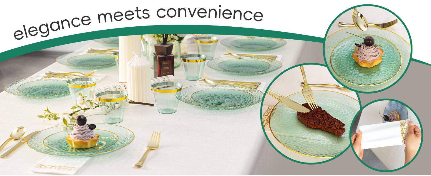 plastic plates sets