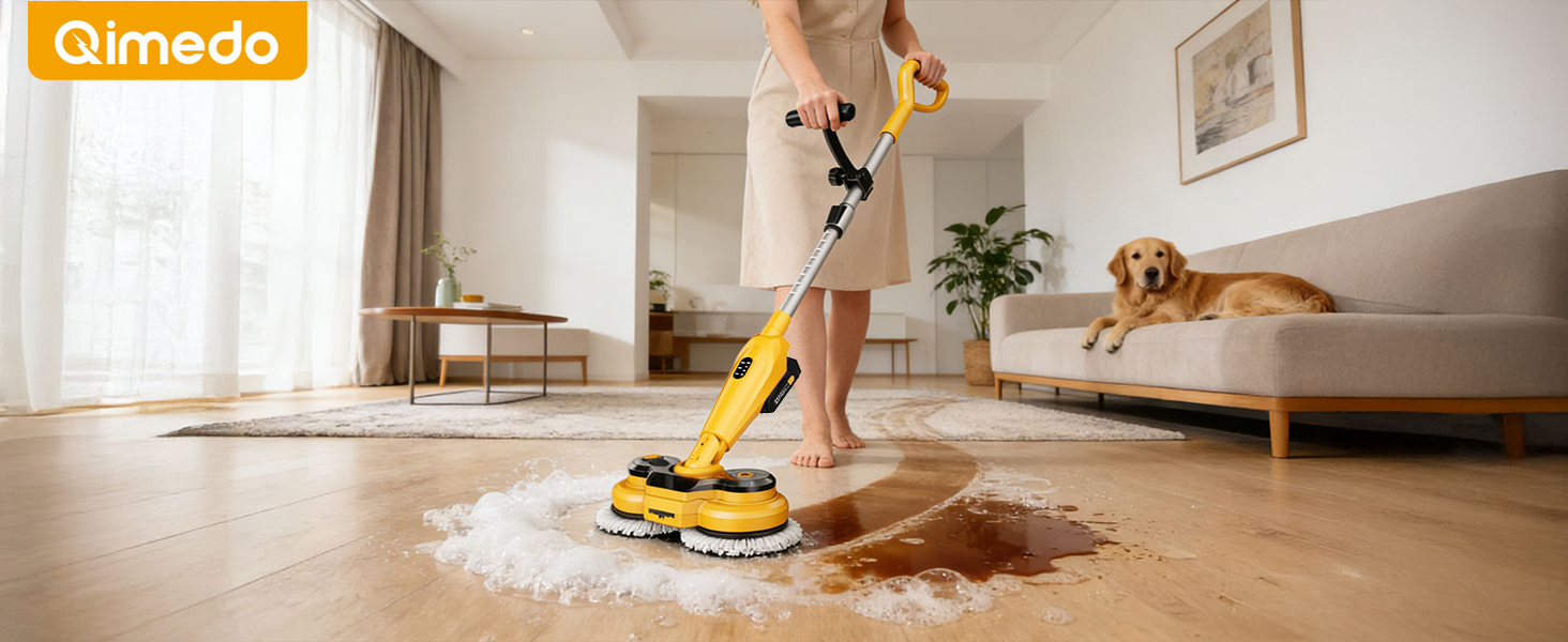 6000mAh Battery cordless electric mop