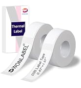 D30 Label Tape, 12x40mm (0.47"x1.57") Adhesive D30 Thermal Labels for D30 /D30S Label Makers, D30...