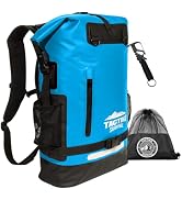 TACTIKO 35L Heavy-Duty 100% Waterproof Backpack, Roll Top Dry Bags for Kayaking, Hiking, Camping,...