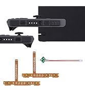 eXtremeRate Firefly LED Tuning Kit for Nintendo Switch Joycons Dock NS Joycon SL SR Buttons Ribbo...