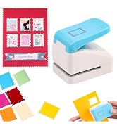 Stamp Paper Punch, 1.1X0.9 inch Paper Punch Postage Stamp Shape, Portable Lever Craft Hole Punche...