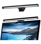 Wodgreat Laptop Monitor Lamp, LED Screen Light Bar, Adjustable Brightness & Color Temperature, Ey...