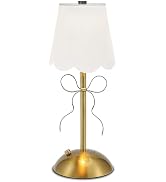CryzhalinX Cordless Table Lamp,Rechargeable LED Desk Lamp,Small Bedside Lamps with Touch & 3 Colo...