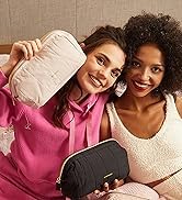 BAGSMART Makeup Bag Travel Toiletry Bag, Puffy Padded Make Up Bags for Women Makeup Organizer Cas...