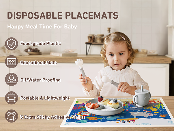 Disposable Placemats for Baby