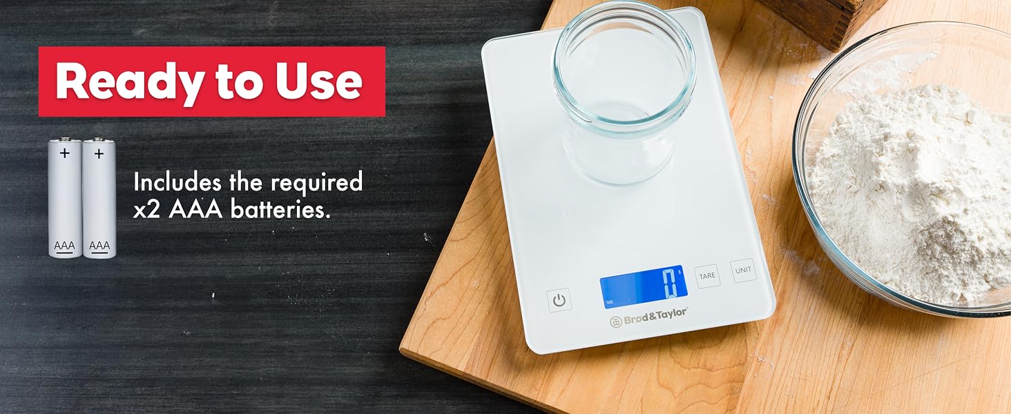 Brod & Taylor digital kitchen scale food scale baking scale bread scale sourdough scale