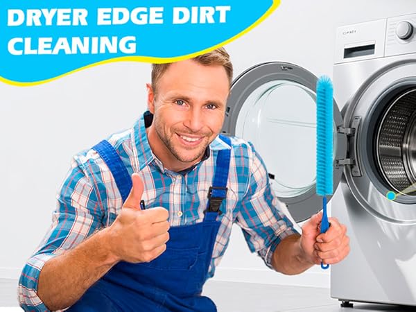 Using this long-handled brush has left my tumble dryer sparkling clean as new—absolutely brilliant!