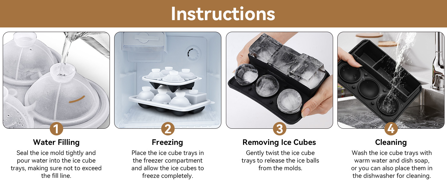 silicone ice cube tray