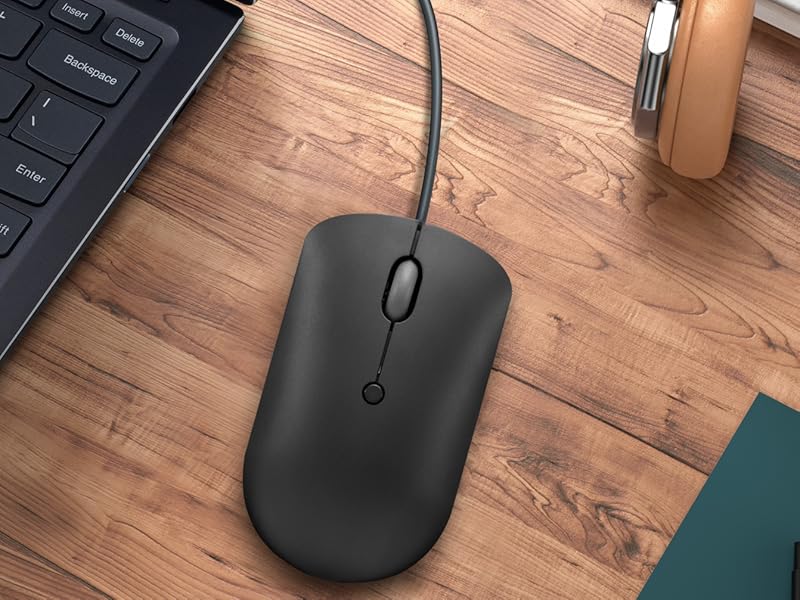 Lenovo 400 USB-C Wired Compact Mouse GY51D20875 B09LRBWB5P
