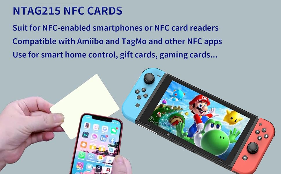 ntag215 nfc white cards