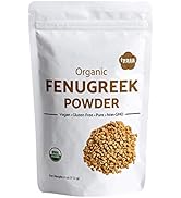Organic Fenugreek Seeds Powder (Methi), ONE Pack of 8 Oz / 223 Gm, USDA Organic, Food Flavoring a...